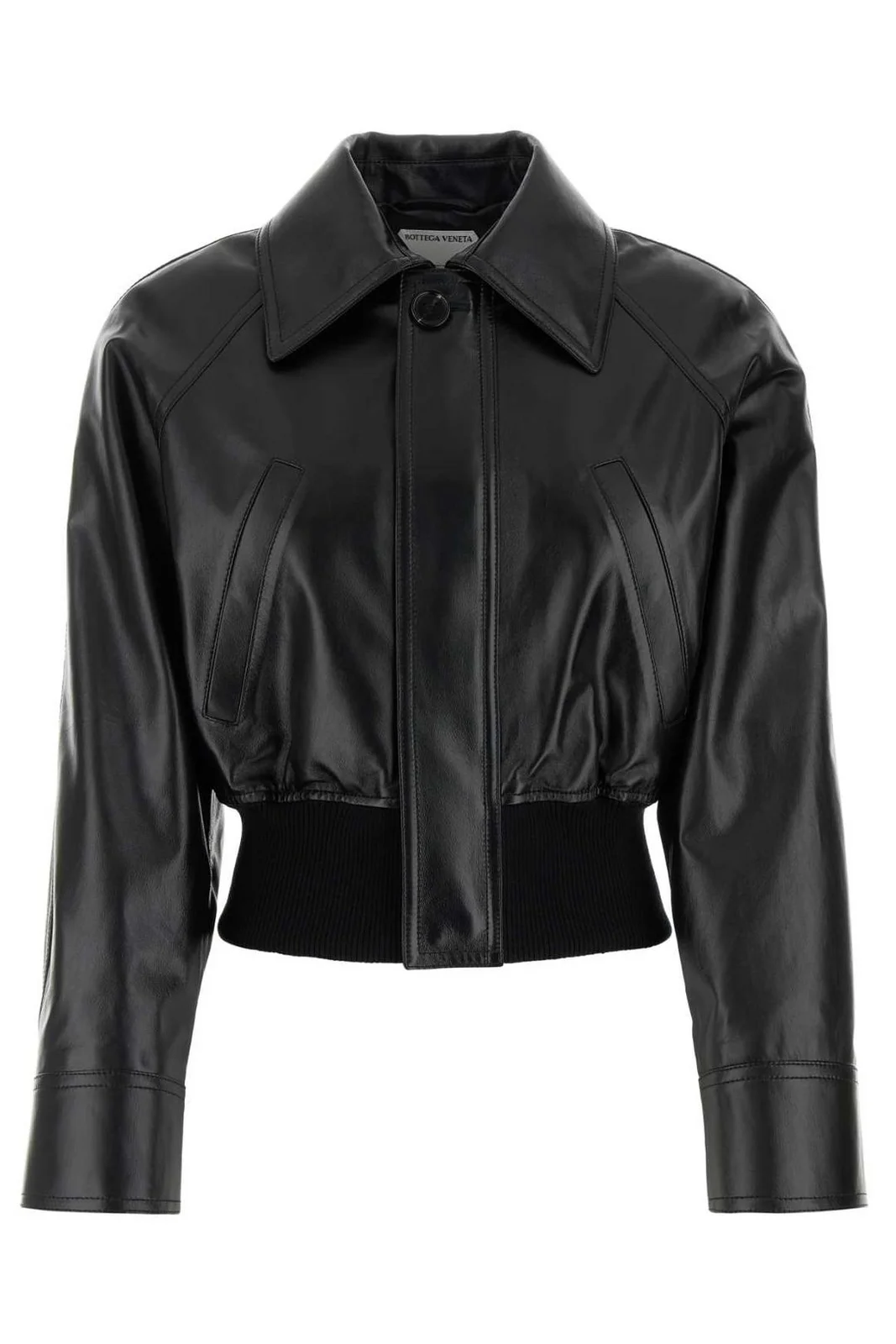 Áo khoác da The Row nữ đen